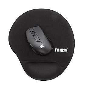 MOUSE PAD BASE C/APOIO P/PULSO EM GEL PRETO R.604484 - MAXPRINT