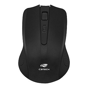 MOUSE SEM FIO NANO RECEPTOR PRETO R.M-W20BK - C3TECH