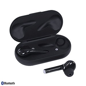 FONE DE OUVIDO BLUETOOTH W1 TOUCH - PRETO