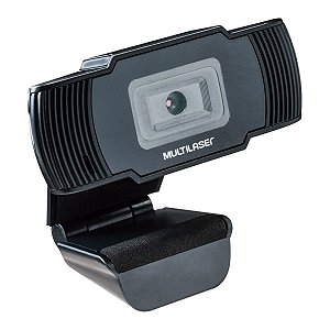 WEBCAM OFFICE HD 720P USB PRETA R.AC339 - MULTILASER