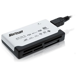 LEITOR DE CARTAO DE MEMORIA UNIVERSAL USB R.AC076 - MULTILASER