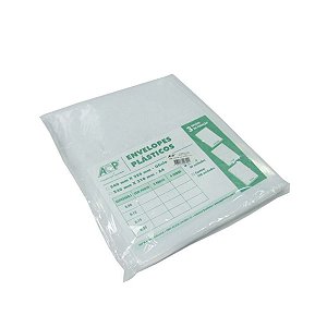 ENVELOPE PLASTICO A-4 4 FUROS 0,15 - ACP 015 4F A4