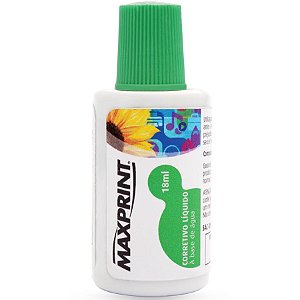 CORRETIVO LIQUIDO 18ML 703311 - MAXPRINT