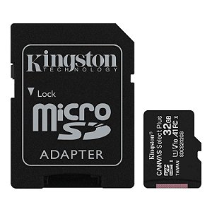 CARTAO DE MEMORIA 32GB MICRO SD COM ADAP SD CLASSE 10 R.SDCS2/32GB - KINGSTON