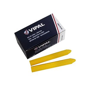 MARCADOR INDUSTRIAL TIPO GIZ DE CERA AMARELO - VIPAL