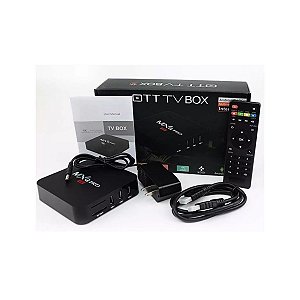 SMART TV  BOX - MXQ PRO ANDROID TV - QUAD CORE 5G 4K 32G + 128G WIFI