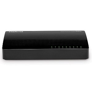 SWITCH 8 PORTAS GIGABIT 10/100/1000 MBPS R.SG 800 Q+ - INTELBRAS