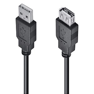 CABO EXTENSAO USB AM/AF 2.0 COM 5M