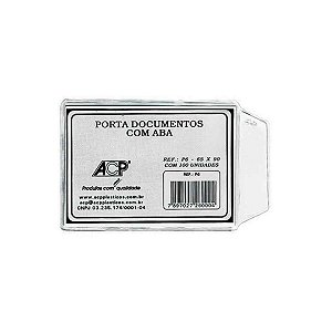 PROTETOR PLASTICO TRANSP PARA DOCUMENTOS C/ABA 65X90MM R.P-6 - ACP