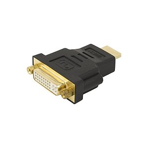 ADAPTADOR/CONVERSOR DVI 24+5 FEMEA PARA HDMI MACHO 003-8601 - PIX