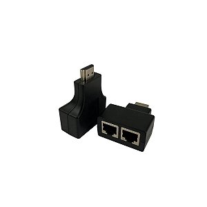 EXTENSOR HDMI SIMPLES P/ 30MTS VIA CABO DE REDE UTP