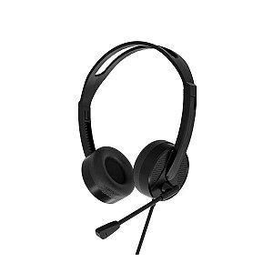 FONE COM MICROFONE PRETO USB REF.HT106 - LECOO
