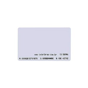 CARTAO APROXIMAÇÃO RFID RFID 13.56MHZ TH 2000 MF - INTELBRAS
