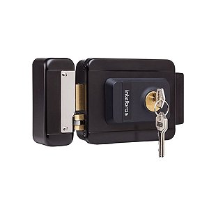 FECHADURA ELETRICA DE SOBREPOR PRETA R.FX 2000 - INTELBRAS