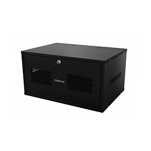 RACK MINI 19" 05U X 370MM P/ PAREDE PRETO R.MRM 537 - INTELB