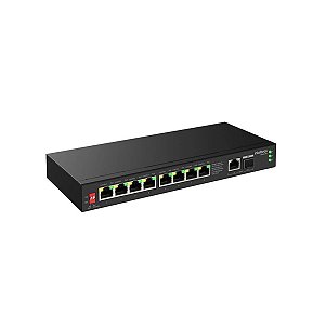 SWITCH NAO GERENCIAVEL 8 PORTAS GIGABIT POE + 2 PORTAS UPLIN