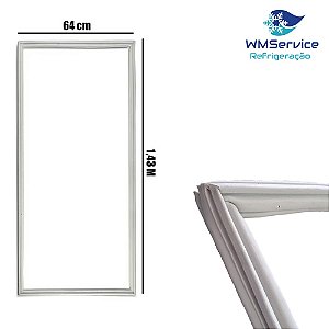 Gaxeta Metalfrio VB65 de Encaixe 143x64cm