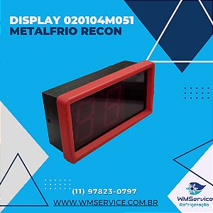 Modulo Display Eletrônico Metalfrio Cervejeira 020104M051 - Recondicionado