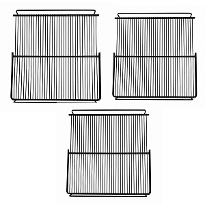 Kit 3 Grades Prateleiras Para Beer Maxx Vb28 Vb25 Vn28 Vn25 Preta