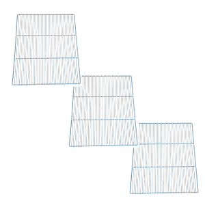 Kit 3 Grades Prateleiras Para Imbera Evz21