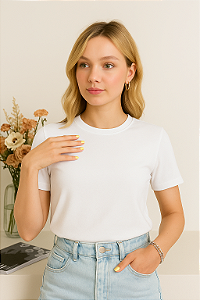 T-shirt  BÁSICA BRANCA