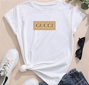 T-shirt GUCCI TARJA - Branco