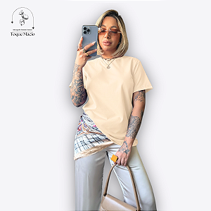 T-shirt BÁSICA BEGE