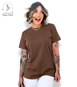 T-shirt BÁSICA MARROM