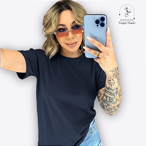 T-shirt BÁSICA AZUL MARINHO