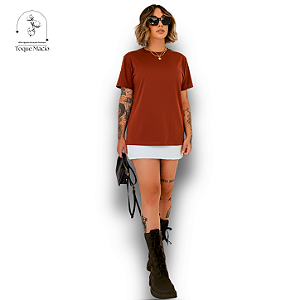 T-shirt BÁSICA TELHA