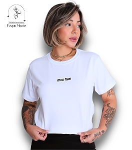 T-shirt MIU MIU - BRANCO