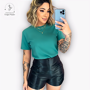 T-shirt BASICA VERDE JADE