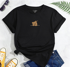 T-shirt BEAR HI - PRETO