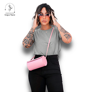 T-shirt BASICA MESCLA CINZA