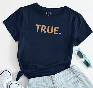 T-shirt TRUE - AZUL MARINHO