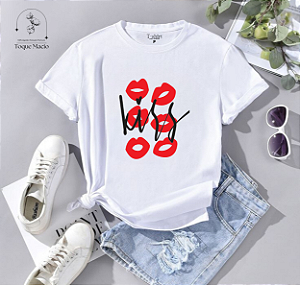 T-shirt KISS - BRANCO