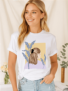 T-shirt WOMAN NATURE - BRANCO