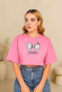 MAX CROPPED LAÇO  - ROSA