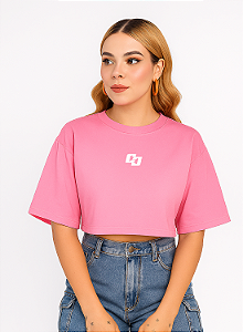MAX CROPPED COLCCI SIMBOL MINI  - ROSA