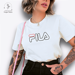 T-SHIRT FILA CONTORNO P/V - BRANCO