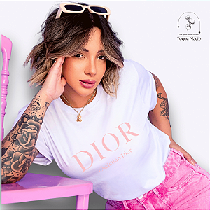 T-SHIRT DIOR NEW - BRANCO