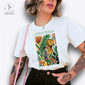 T-SHIRT COISA NOSSA - BRANCO