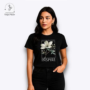 T-SHIRT INSPIRE - PRETO