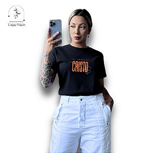 T-SHIRT CRISTO - PRETO