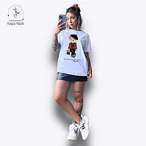 T-SHIRT POLO BEAR - BRANCO