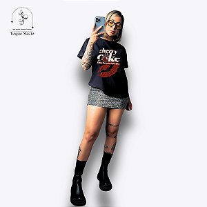 T-SHIRT COKE - PRETO