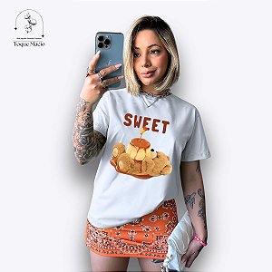 T-SHIRT SWEET BEAR - BRANCO