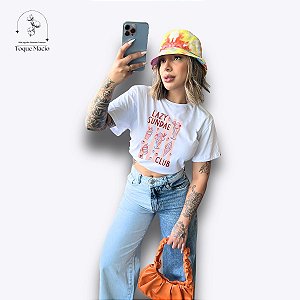 T-SHIRT LAZY SUNDAE - BRANCO