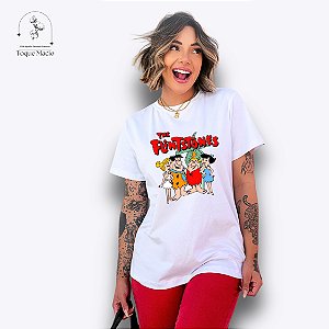T-SHIRT FLINSTONES - BRANCO