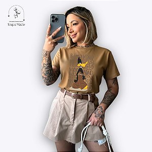T-SHIRT PATOLINO CALÇA MARROM - CAPUCCINO